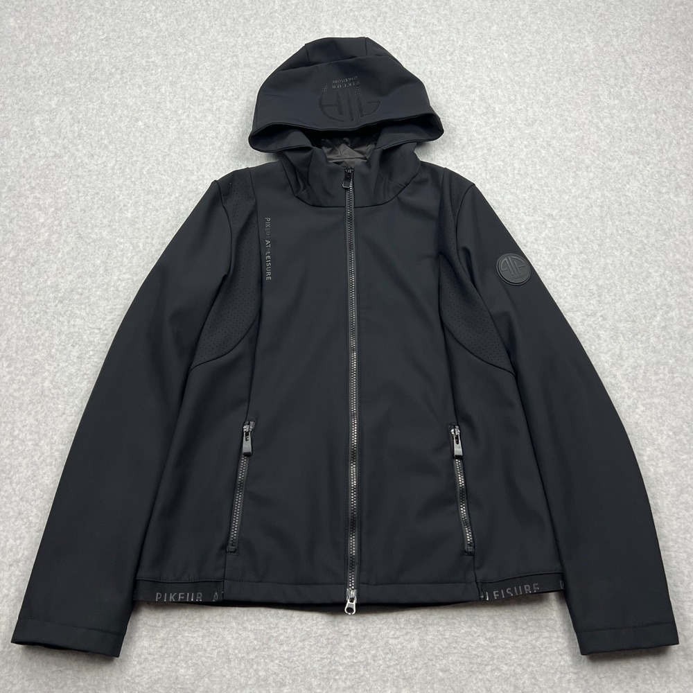 Pikeur Athleisure Softshell Jacket Women's 40‎ Black Full Zip Equestrian Riding